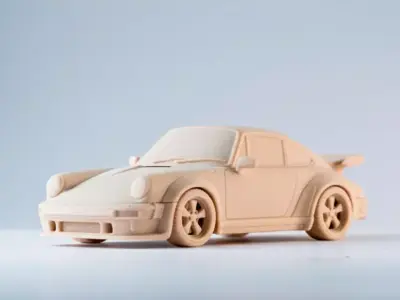 Porsche Carrera 911 930 RWB 3D Car Model 3D print model