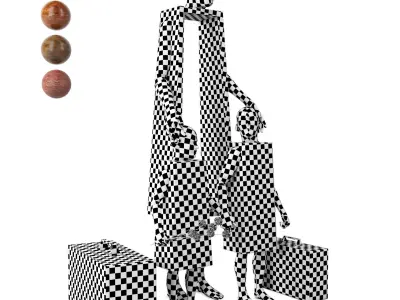 Decorative Family Sculptures Vol-2 3D model