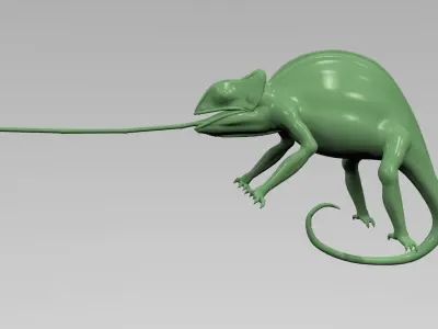 chameleon chamelon 3D model