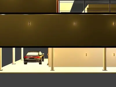 Luxury Modern House 3D model