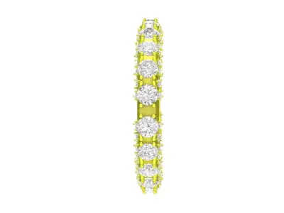 A7137 Eternity Luxury Diamond Women Bangle Bracelet 3D print model