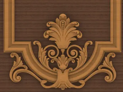 decorative ornamental model 2 3D model