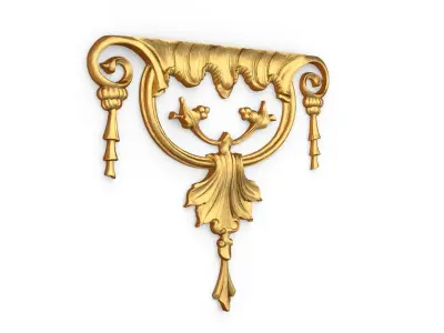 Classic carved decor ornament 503 3D print model