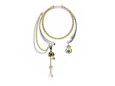 Necklace exclusive 2 3D print model