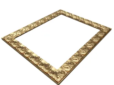 Classic Frame 024 Low-poly 3D model