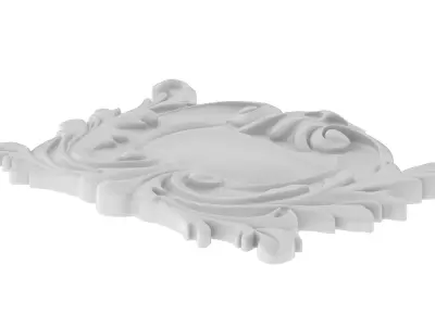 Cartouche Ornament 032 3D model