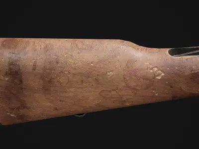 AK-47 Game Ready Model Low-poly 3D model