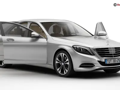 Mercedes S Class 2014 3D model
