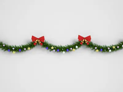 Christmas Garland  3D model