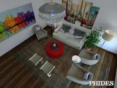 Living Room 3D model