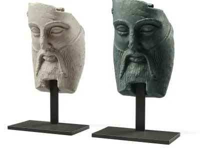 Acheloos portrait mask 3D model