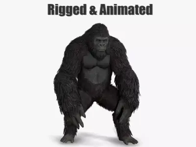 gorilla ape orangutan 3D model