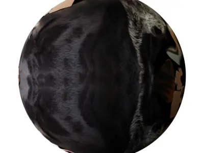 Grand Bleu De Gascogne Dog Low-poly 3D model