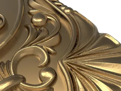  decorative pattern ready for 3D printing 3D model 154