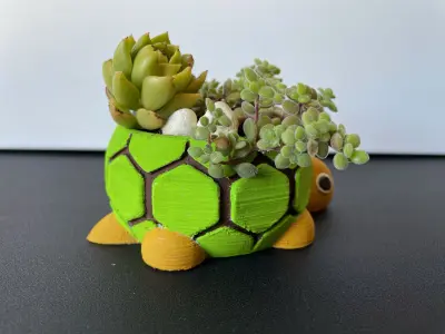Lonesome George - The Tortoise planter 3D print model