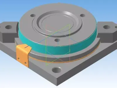dividing table 3D model