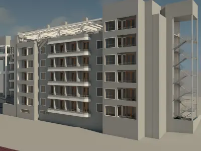 Rest Home Revit Design Project 2017 3D model