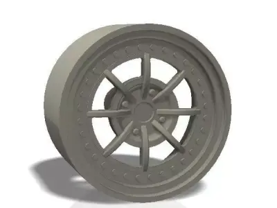 8 spokes rim - print model 3D print model by albertdt