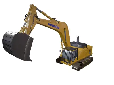 Vehicle Excavator Big PC750 3D model
