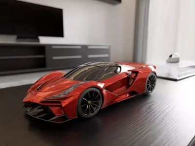 super sports 3D print model