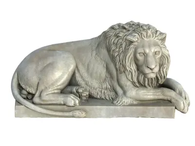 Statue 016 Low-poly 3D model