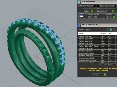 Golden Ring 3D print model