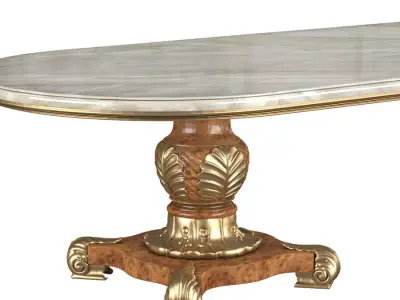 Dinner table classic  3D model