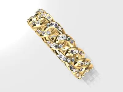 Cuban ring Free 3D print model purchase