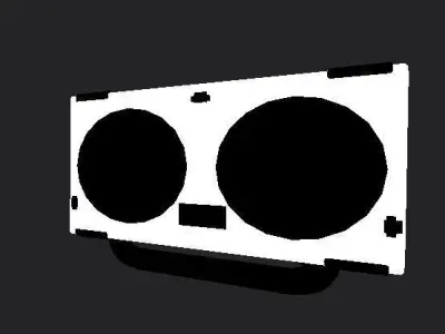 SciFi Aircon Ventilation PBR 4K Low-poly 3D model