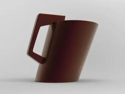 Basq Carafe Low-poly 3D model
