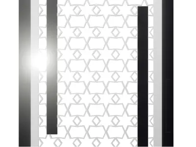 Door Security Screen six 2 3D model