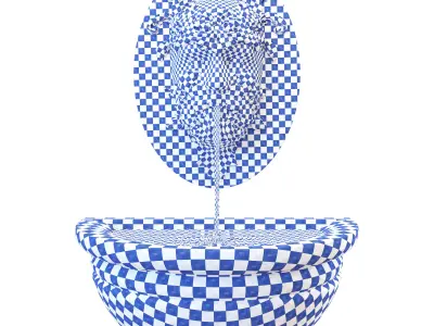 Green Man Stone Water Feature - Fountain 3D model