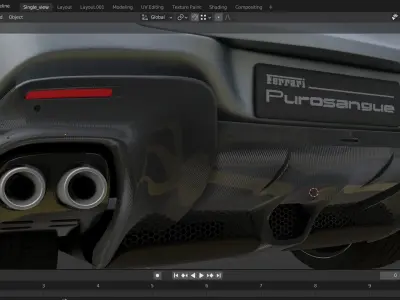 Ferrari Purosangue 3D model