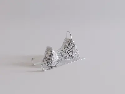 Christmas Sleigh Home Decoration  jewelry 3D print model