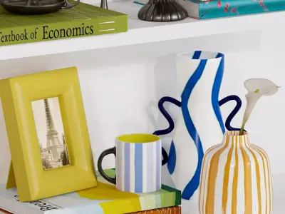 Colorful Decor Set H56 3D model