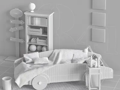 Chambre Du Pilote 2 3D model