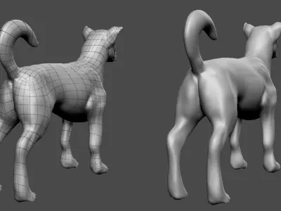 Street Dog  3D model