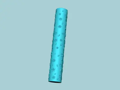 Texture Roll 02 - Flower Positive - Decoration Maker 3D print model