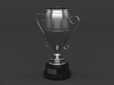 Cups Trophy 3D model 14