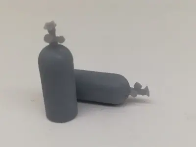3D Printable NOS bottle hi-poly 3D print model