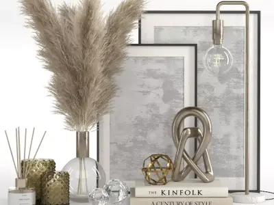 Decorative set 10 3D model