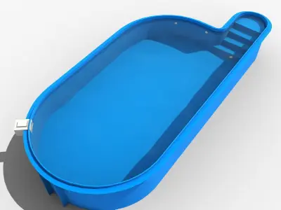 Laguna swimming pool 3D model