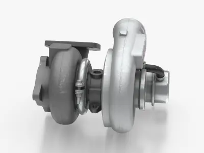 Turbocharger 3D model