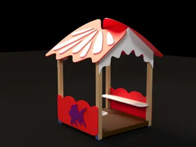 Childrens play house 3D model