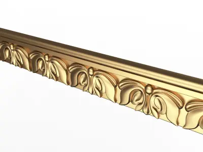 Ornament Element Molding 08 Low-poly 3D model
