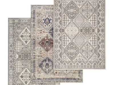 Rug Set 1490 3D model