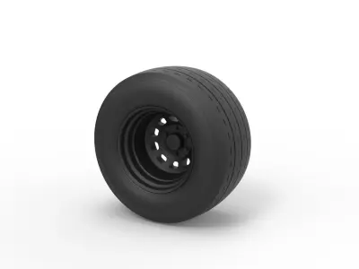 Sport wheel 7 3D print model