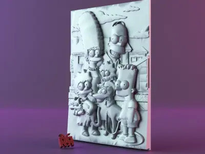 The Simpsons Free 3D print model