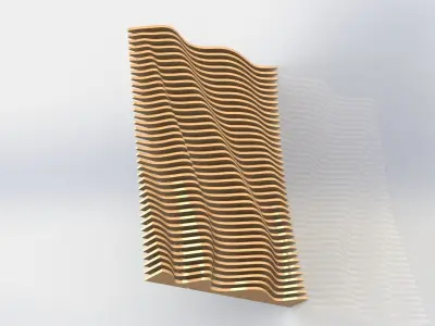 Parametric Wall W 3D model