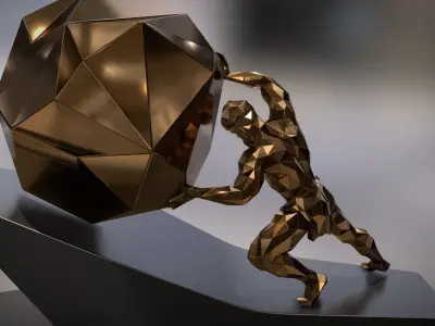 Sisyphus - The Eternal Struggle 3D model